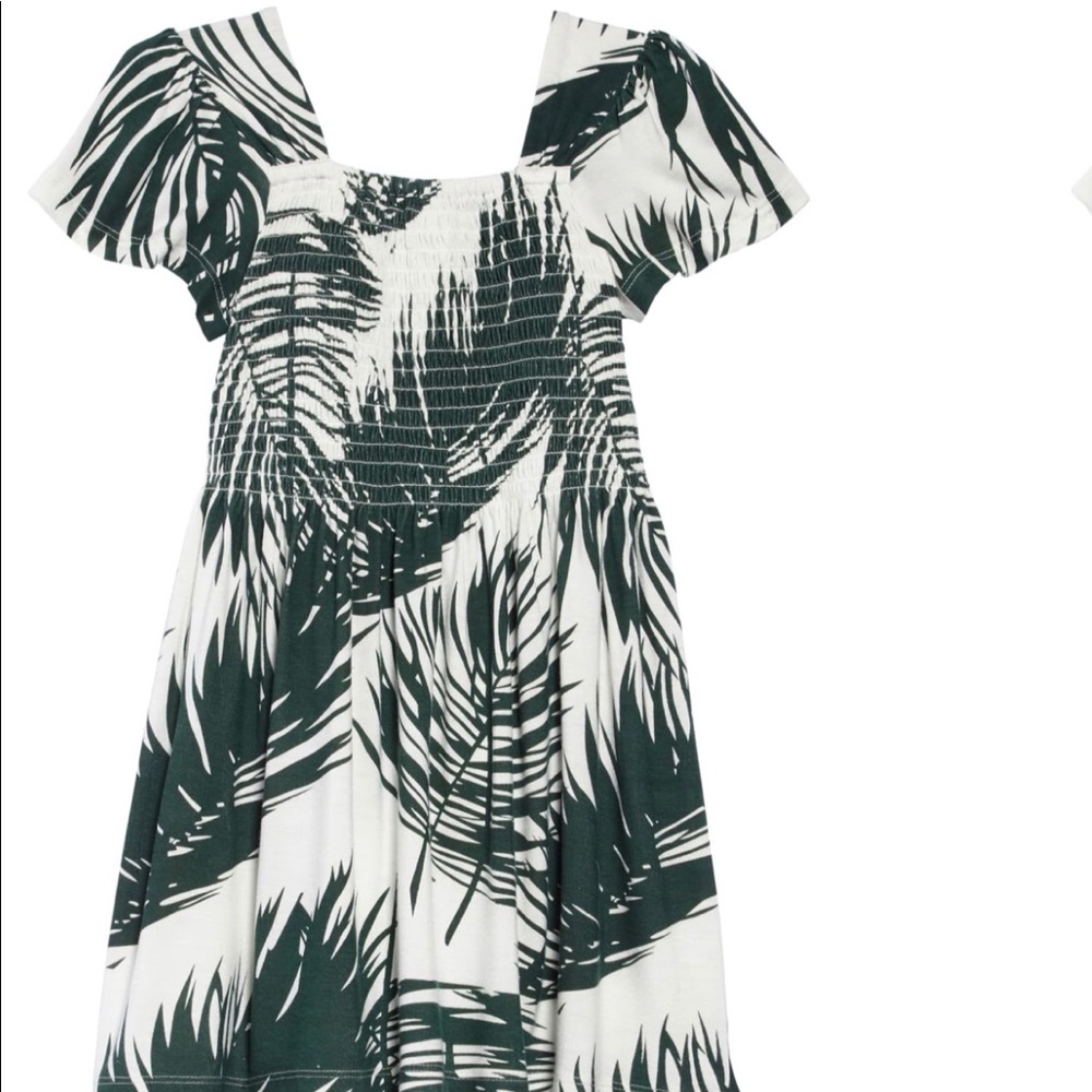 Peek girls Phylis palm print dress